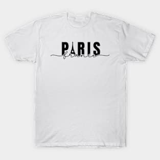 Paris Fance Logo design T-Shirt